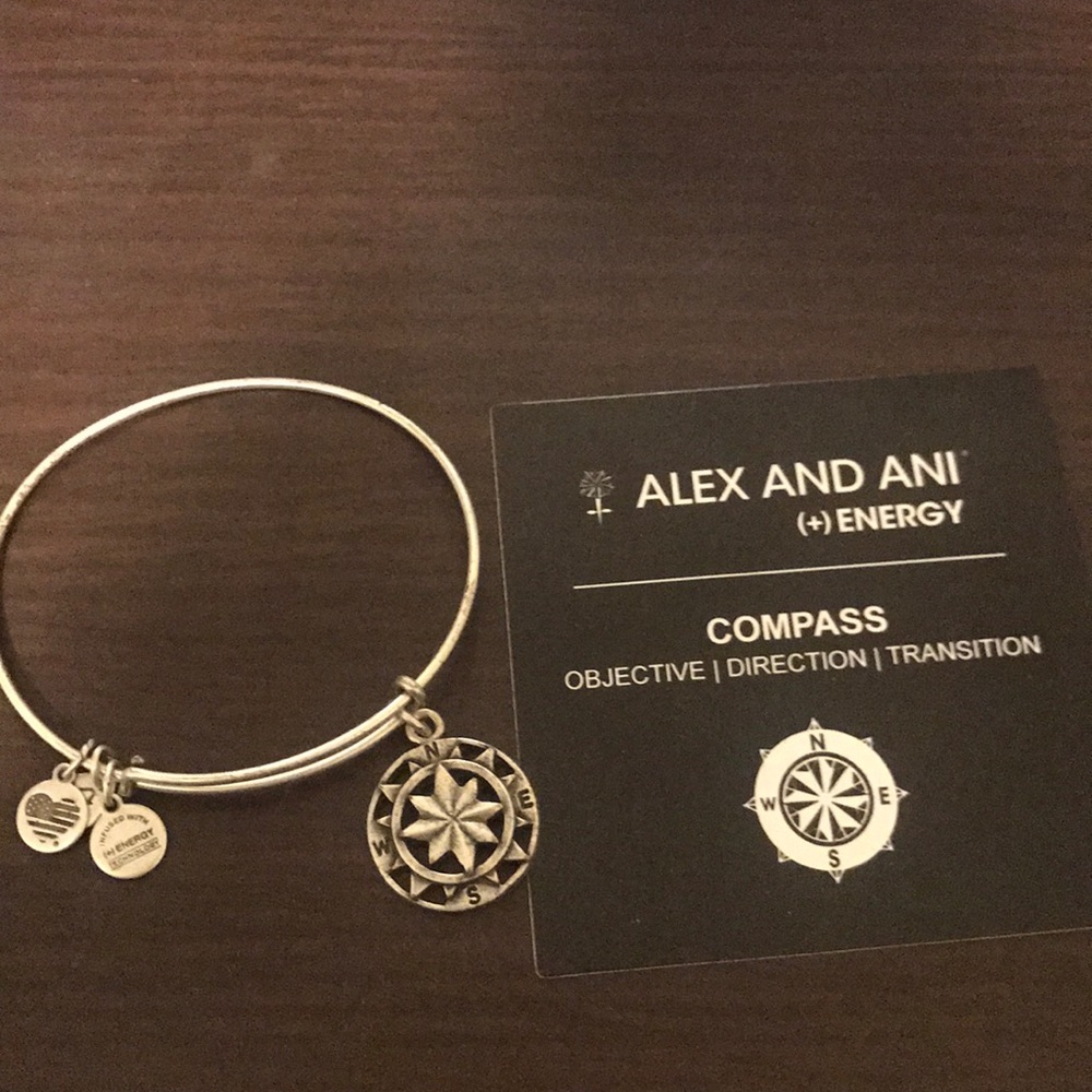 Alex & Ani compass bracelet